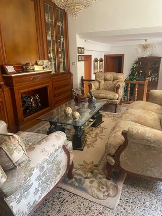 Juego de sillones Luis XV Vintage Tapizado Floral