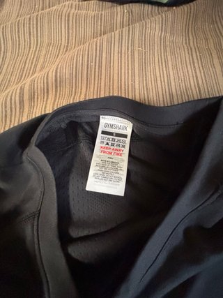Camiseta Gymshark Negra Original