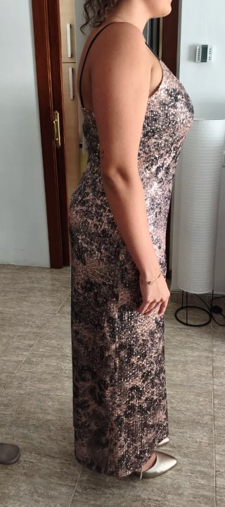 Vestido de fiesta lentejuelas SystemAction