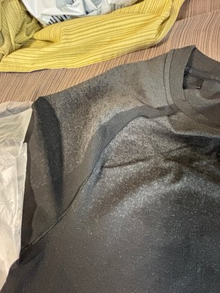 Camiseta Gymshark Negra Compresión Talla M
