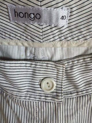 Pantalón Hongo Verano Rayas Talla 40
