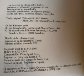 Lote de 2 libros Hitler
