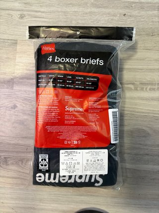 Supreme x Hanes Boxer Briefs XL (4)