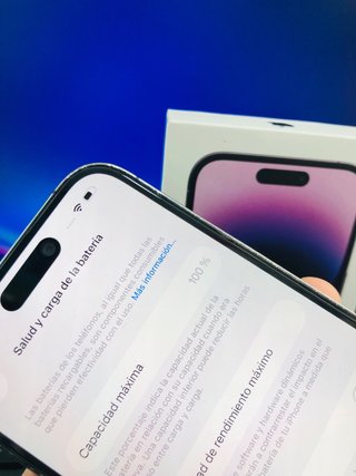 iPhone 14 128GB Morado 100% Batería