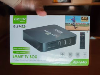 GREEN LYCA Smart TV Box 4K Ultra HD