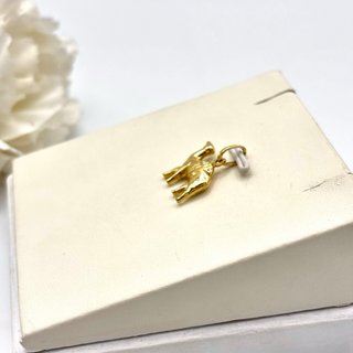 Colgante de oro 18kt camello