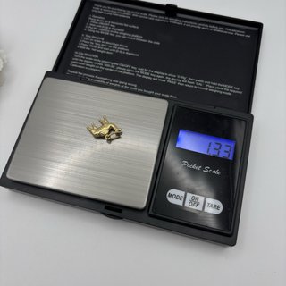 Colgante de oro 18kt camello