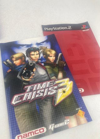 Time Crisis 3 PS2 + Pistola Guncon 2