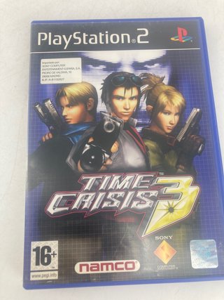 Time Crisis 3 PS2 + Pistola Guncon 2