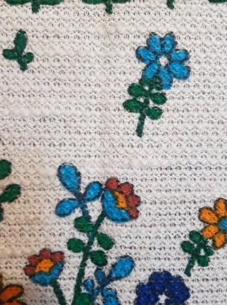 Gonna lunga floreale vintage 70s deadstock