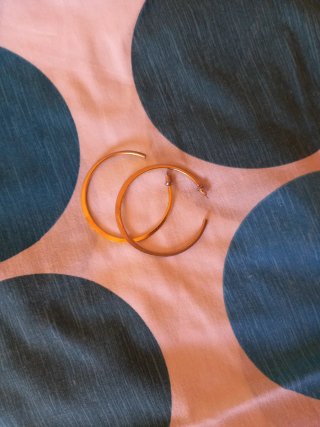 Pendientes aro dorados