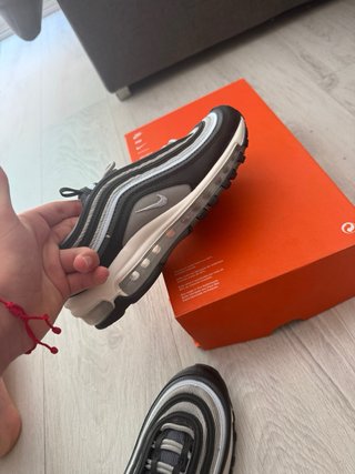 Nike Air Max 97 Negro Gris Blanco