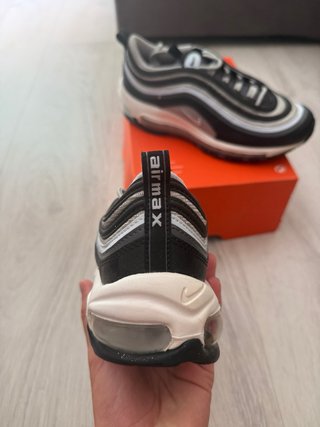 Nike Air Max 97 Negro Gris Blanco