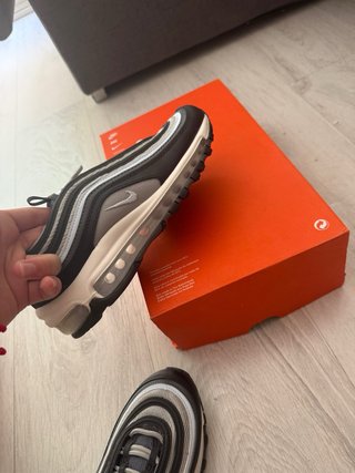 Nike Air Max 97 Negro Gris Blanco