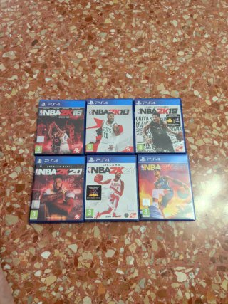 Pack Juegos PS4 NBA 2K (5€ cada uno)