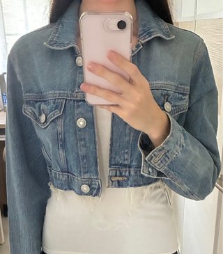 Chaqueta vaquera cropped