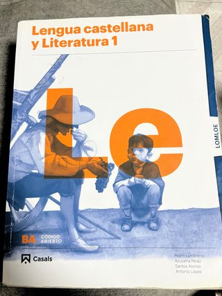 Lengua castellana y literatura 1, Le Bachillerato