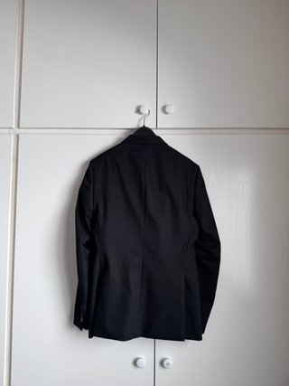 Traje Zara negro chaqueta 48 + pantalón (USA 31)