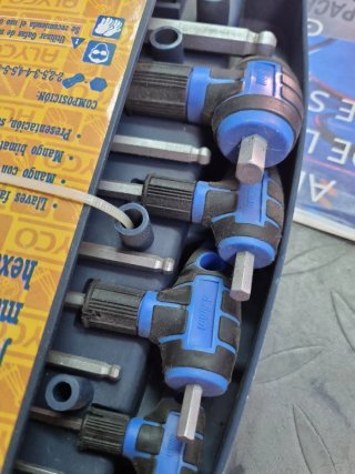 Juego Llaves T Hexagonales Alyco 10 uds