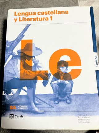 Lengua castellana y literatura 1, Le Bachillerato