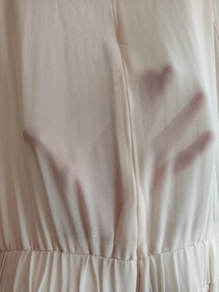 Mono corto beige y brillante