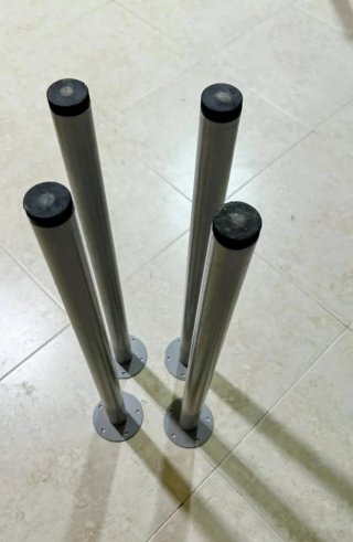 4 Patas Metal para Mesa