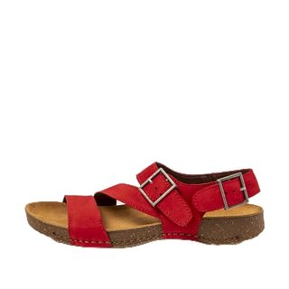 Sandalias ART Planas Unisex Adulto Rojas