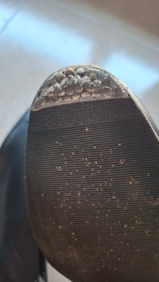 Zapatos con clavos talla 35