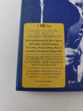 DVD Concierto George Harrison Edición Inglesa