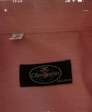 Camisa de caballero rosa