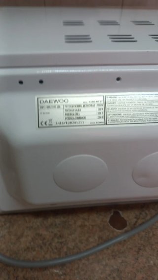 Microondas Daewoo con Grill