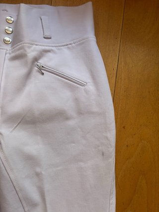 Pantalón equitación blanco / mallas hípica talla L