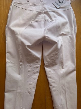 Pantalón equitación blanco / mallas hípica talla L