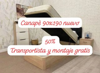 Canapé 90x190 y Colchón