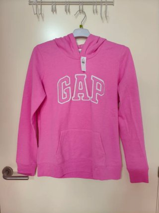 Sudadera GAP rosa con capucha