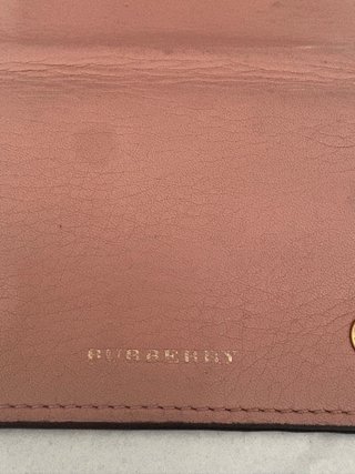 Cartera Burberry Piel Rosa