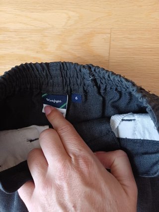 Lote 4 pantalones cortos uniforme escolar