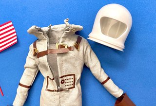 Trabe Barbie Astronauta Reproducción del vintage