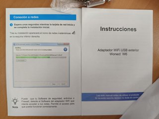 Antena WiFi Wonekt Alta Potencia W6