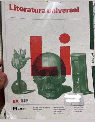 Libro Literatura Universal – Bachillerato | Editor