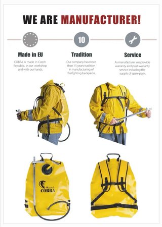 Mochila extintora LESTECH