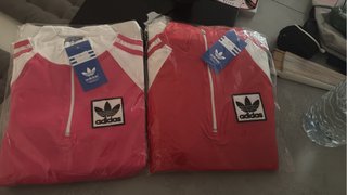 Conjunto Adidas Mujer Rojo y Blanco