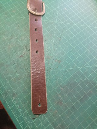 Correa de cuero para guitarra/bajo