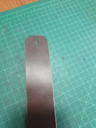 Correa de cuero para guitarra/bajo