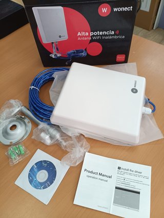 Antena WiFi Largo Alcance Wonect 36dBi