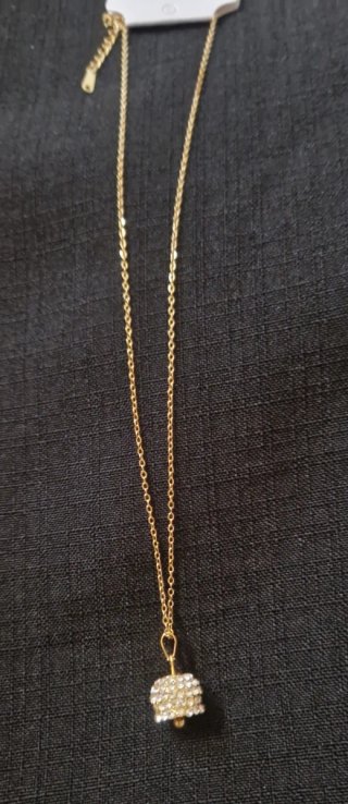 Collana donna con ciondolo a forma di campanella