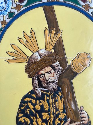 Azulejo Cerámico Señor del Gran Poder