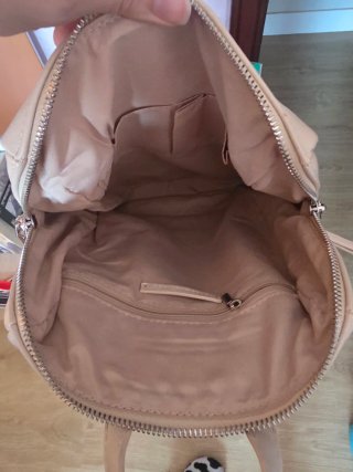 Mochila beige