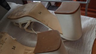 Zapatos de boda Doriani blanco roto