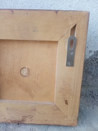 Perchero de madera con 4 pomos